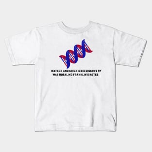 Rosalind Franklin's Notes Kids T-Shirt